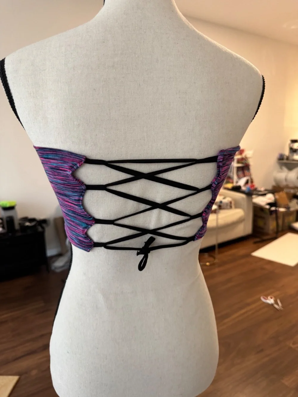 Tube Top Bikini Top